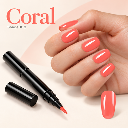 Long-Lasting DIY Manicure Pen with Precision Tip