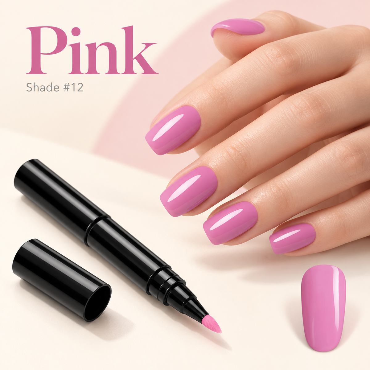 Long-Lasting DIY Manicure Pen with Precision Tip