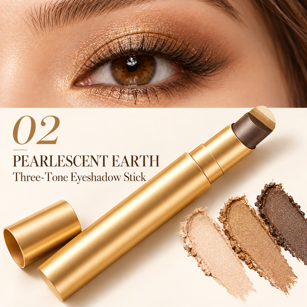 3 Color Eyeshadow Stick