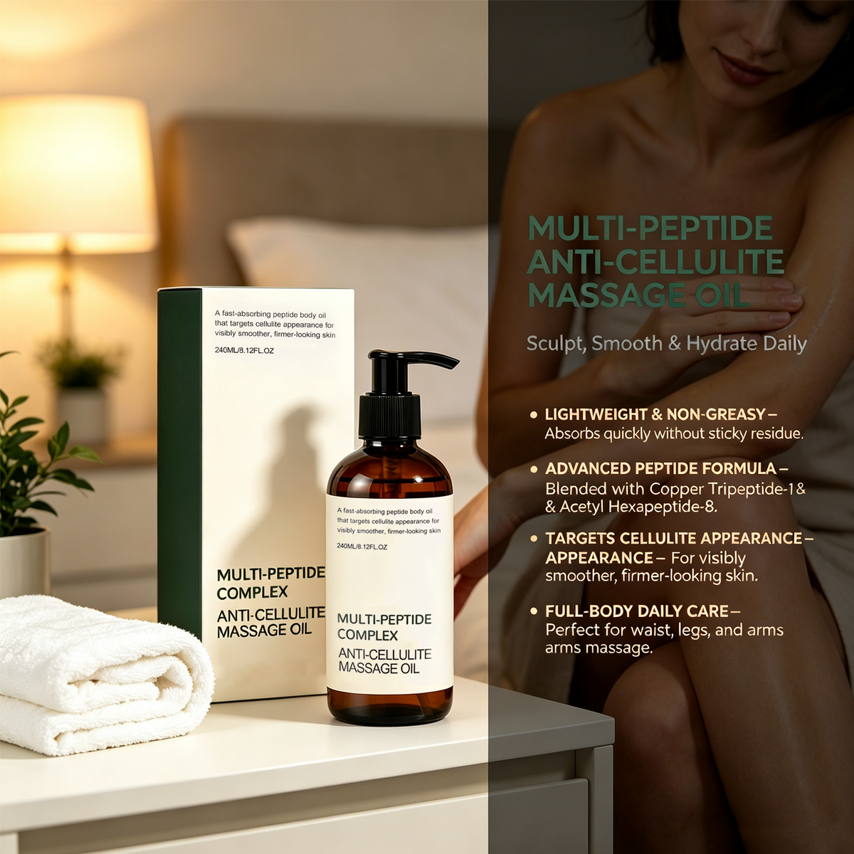 Lightweight Body Massage Oil – Moisturizing, Smoothing & Comforting Body Care