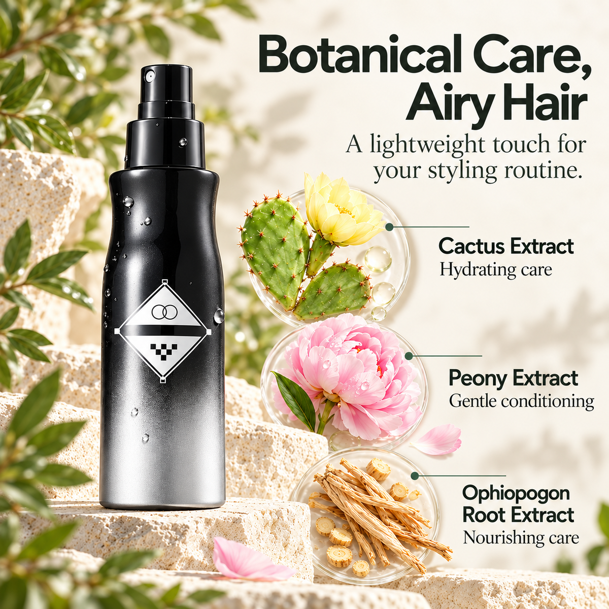 Hair Leave-In Volumizing Styling Spray