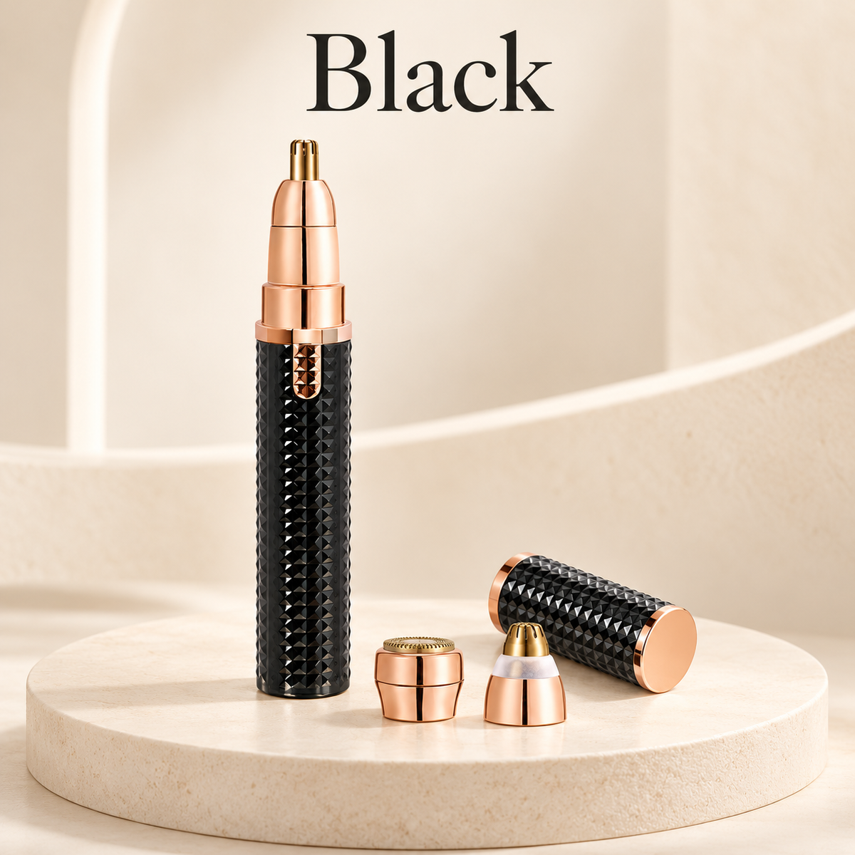 Portable Electric Eyebrow Trimmer – Interchangeable Heads