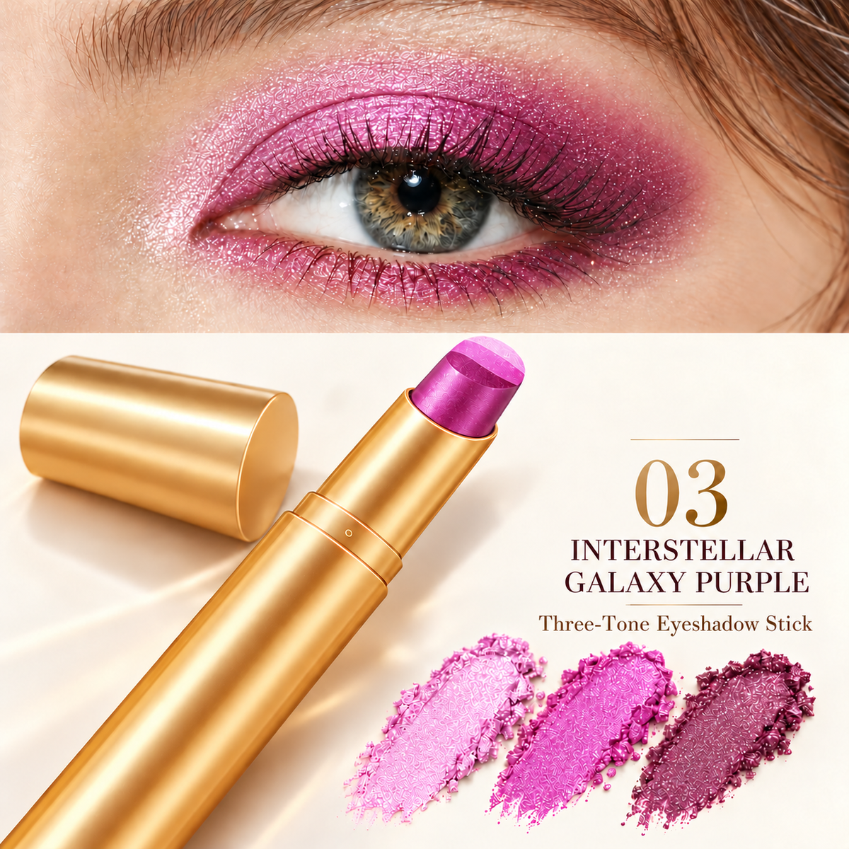 3 Color Eyeshadow Stick