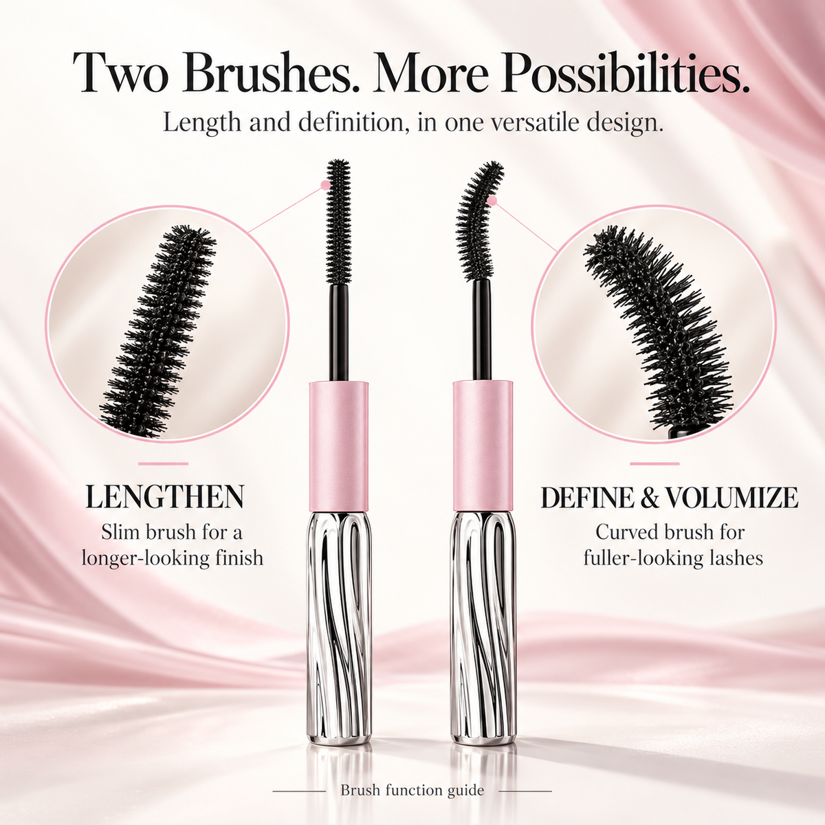 Long‑Lasting Volumizing and Curling Mascara