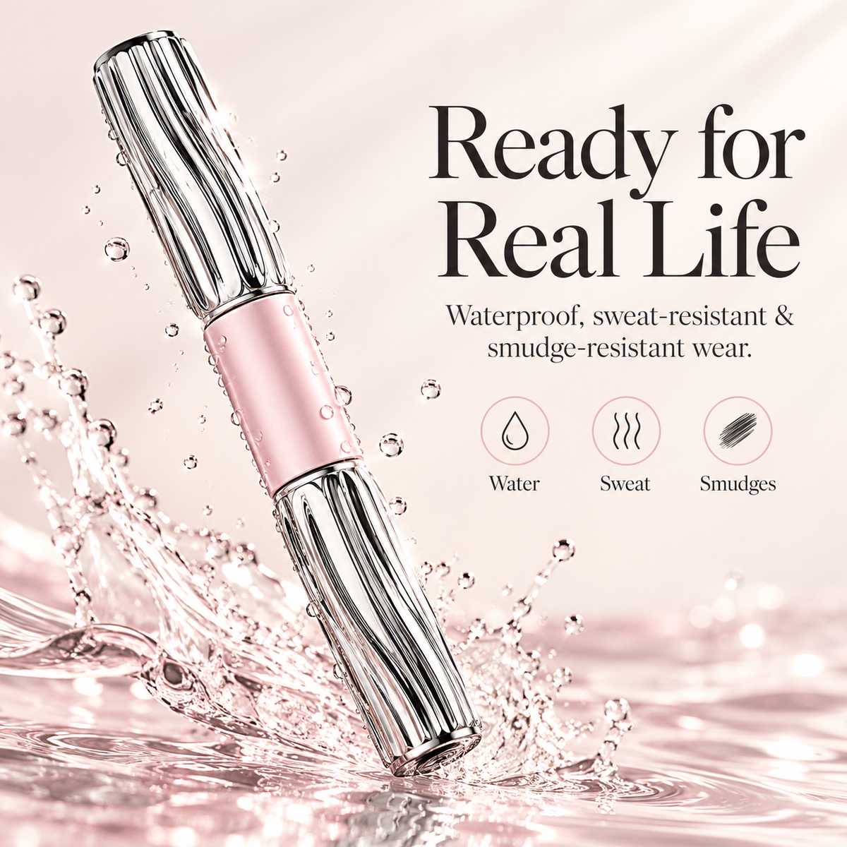 Long‑Lasting Volumizing and Curling Mascara