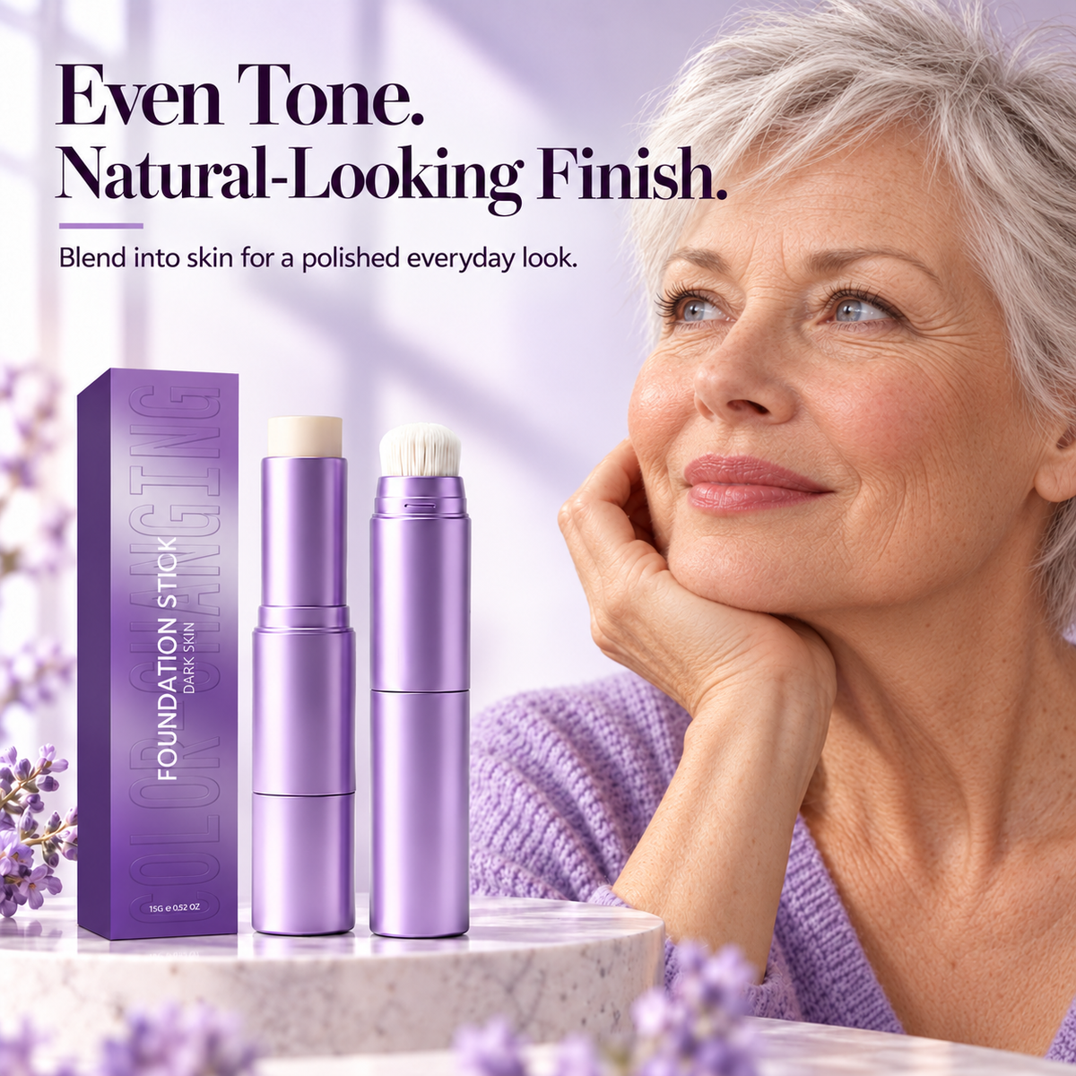 Changing Foundation Stick – The stick that makes mature skin glow again