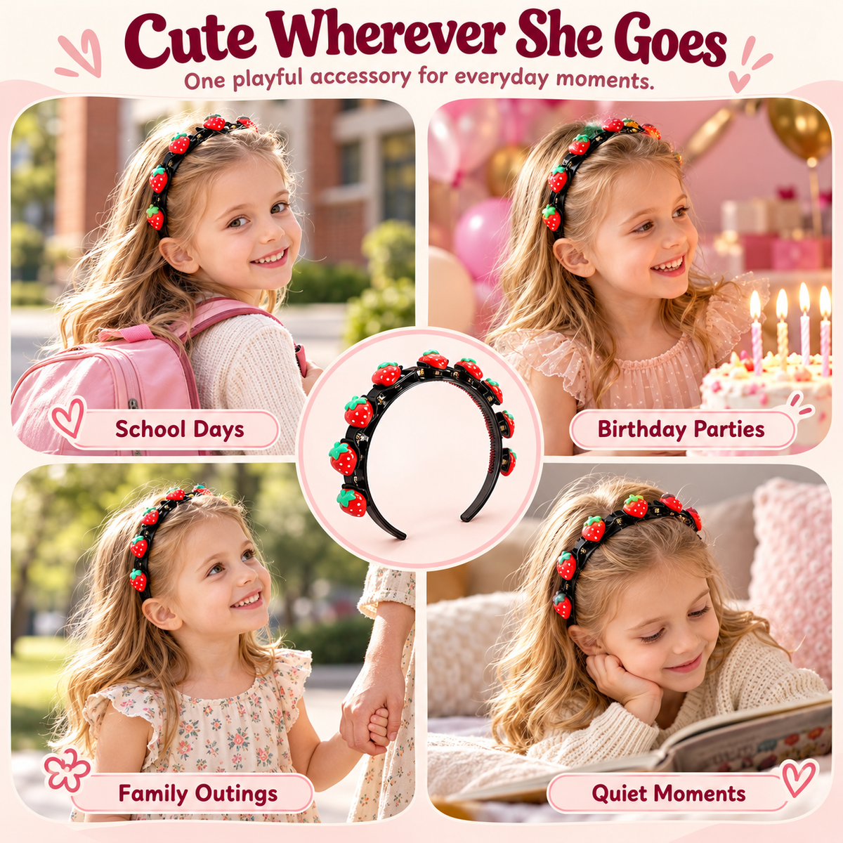 Cute Cartoon Hairband for Girls