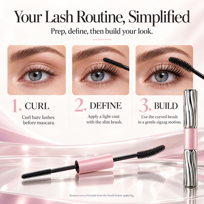 Long‑Lasting Volumizing and Curling Mascara