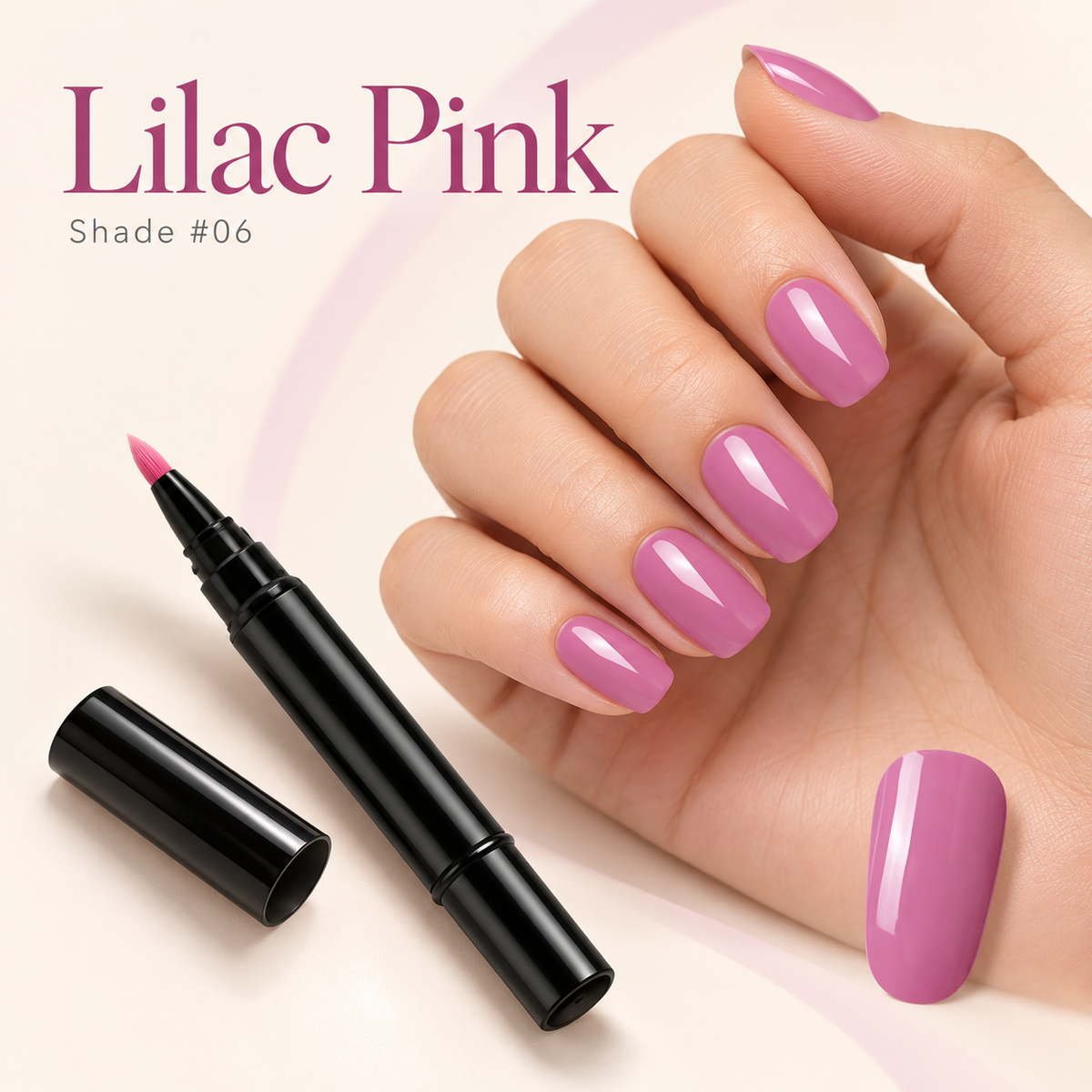 Long-Lasting DIY Manicure Pen with Precision Tip