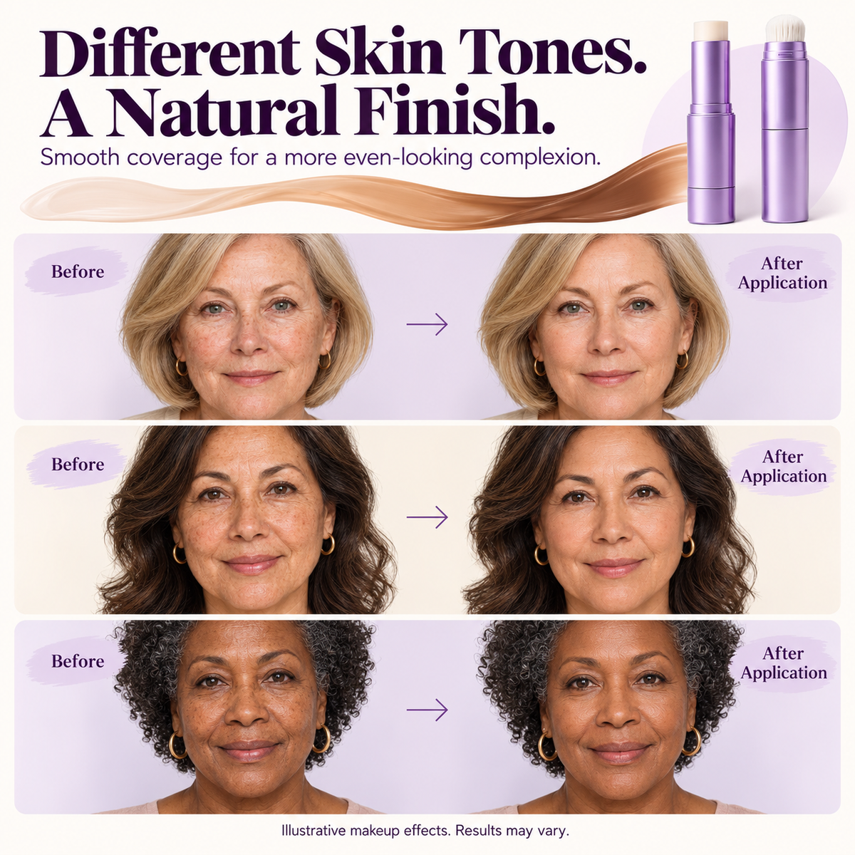 Changing Foundation Stick – The stick that makes mature skin glow again