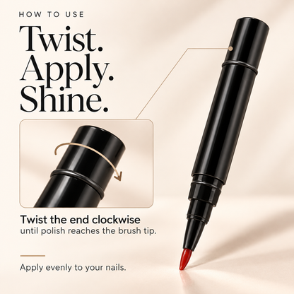 Long-Lasting DIY Manicure Pen with Precision Tip