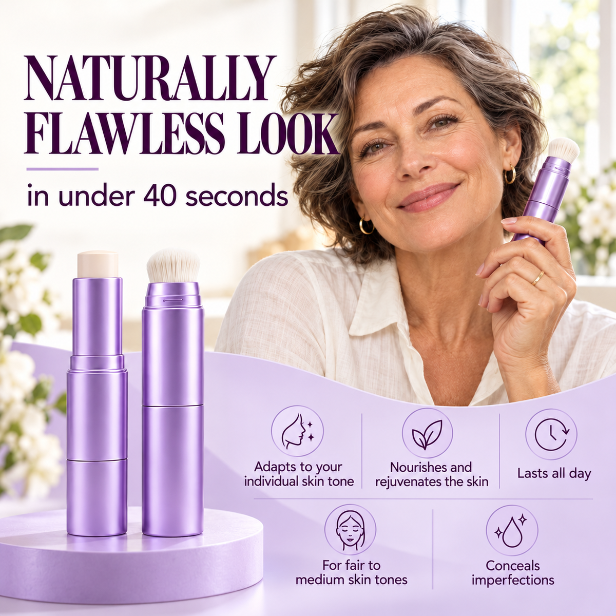 Changing Foundation Stick – The stick that makes mature skin glow again