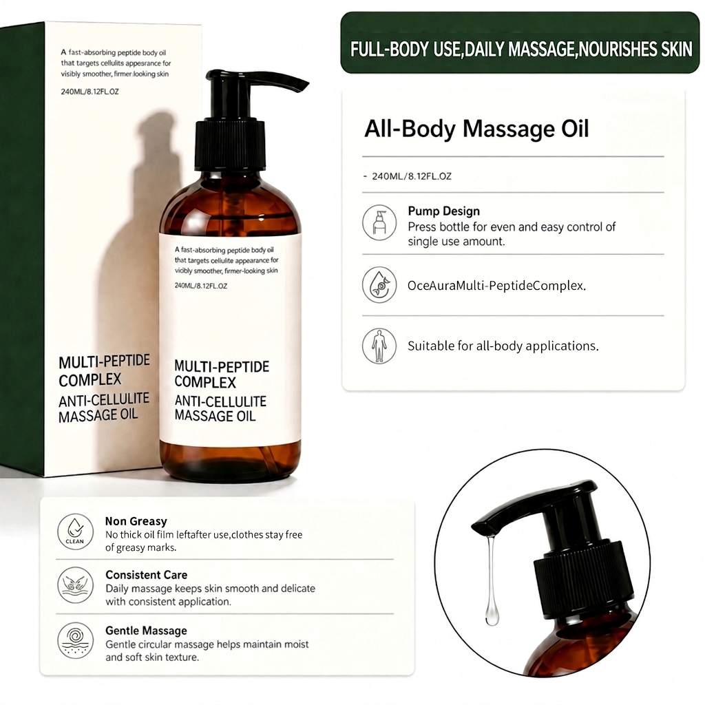 Lightweight Body Massage Oil – Moisturizing, Smoothing & Comforting Body Care
