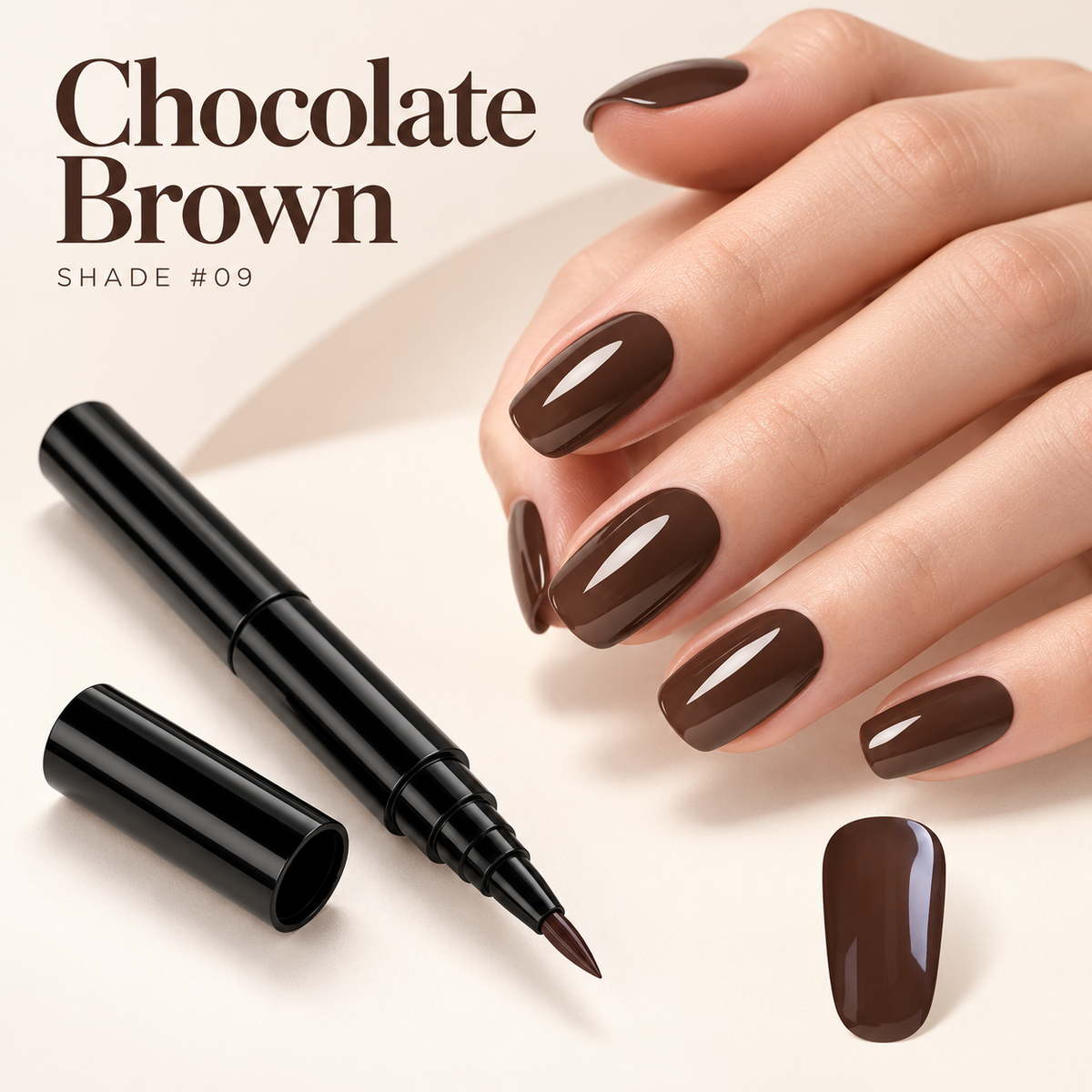 Long-Lasting DIY Manicure Pen with Precision Tip