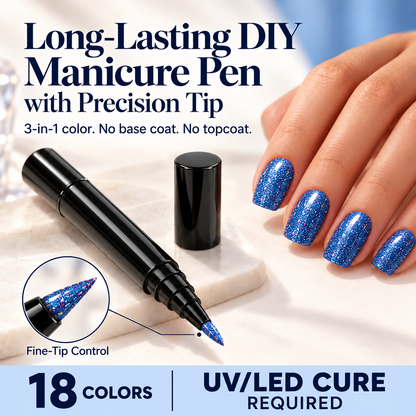 Long-Lasting DIY Manicure Pen with Precision Tip