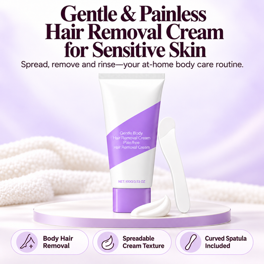 Gentle & Painless Hair Removal Cream for Sensitive Skin