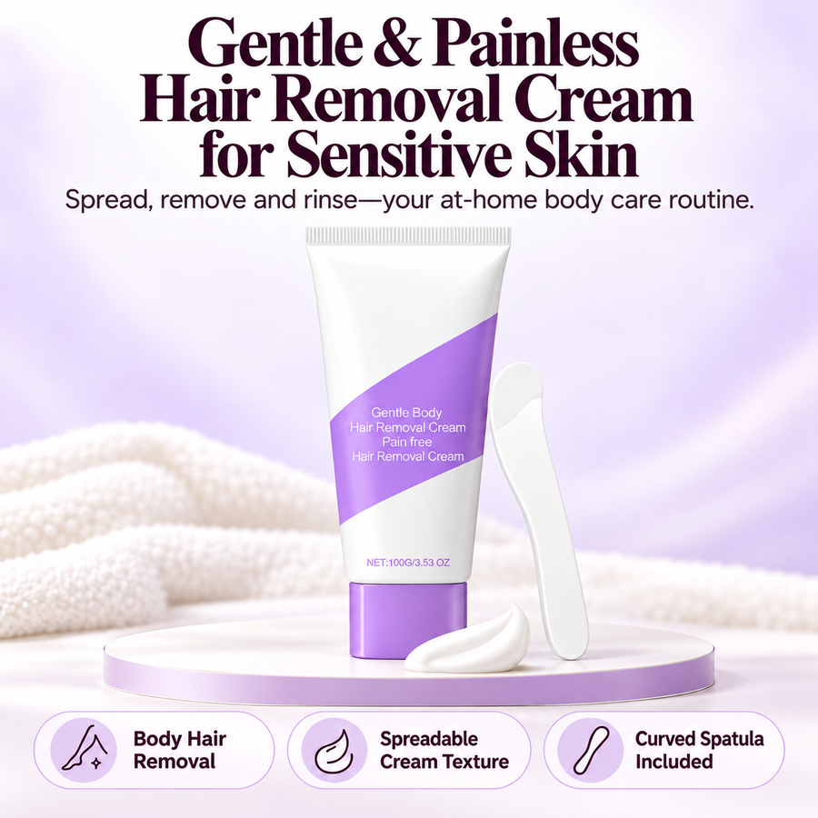 Gentle & Painless Hair Removal Cream for Sensitive Skin