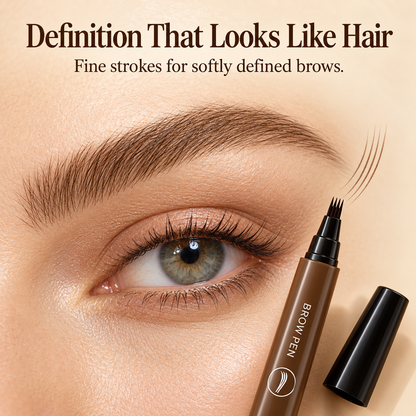 Waterproof Four-tip Beard and Eyebrow Pen