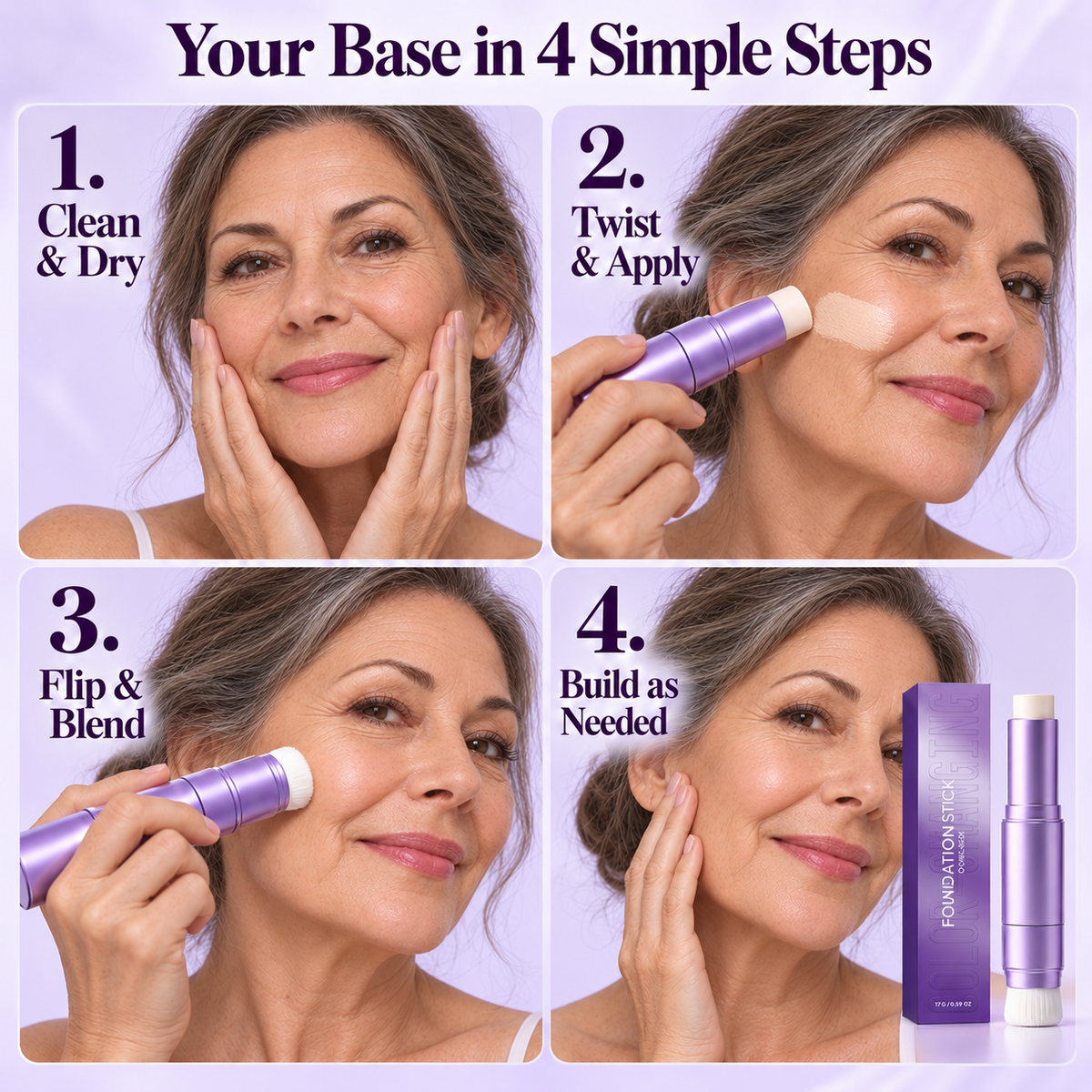 Changing Foundation Stick – The stick that makes mature skin glow again