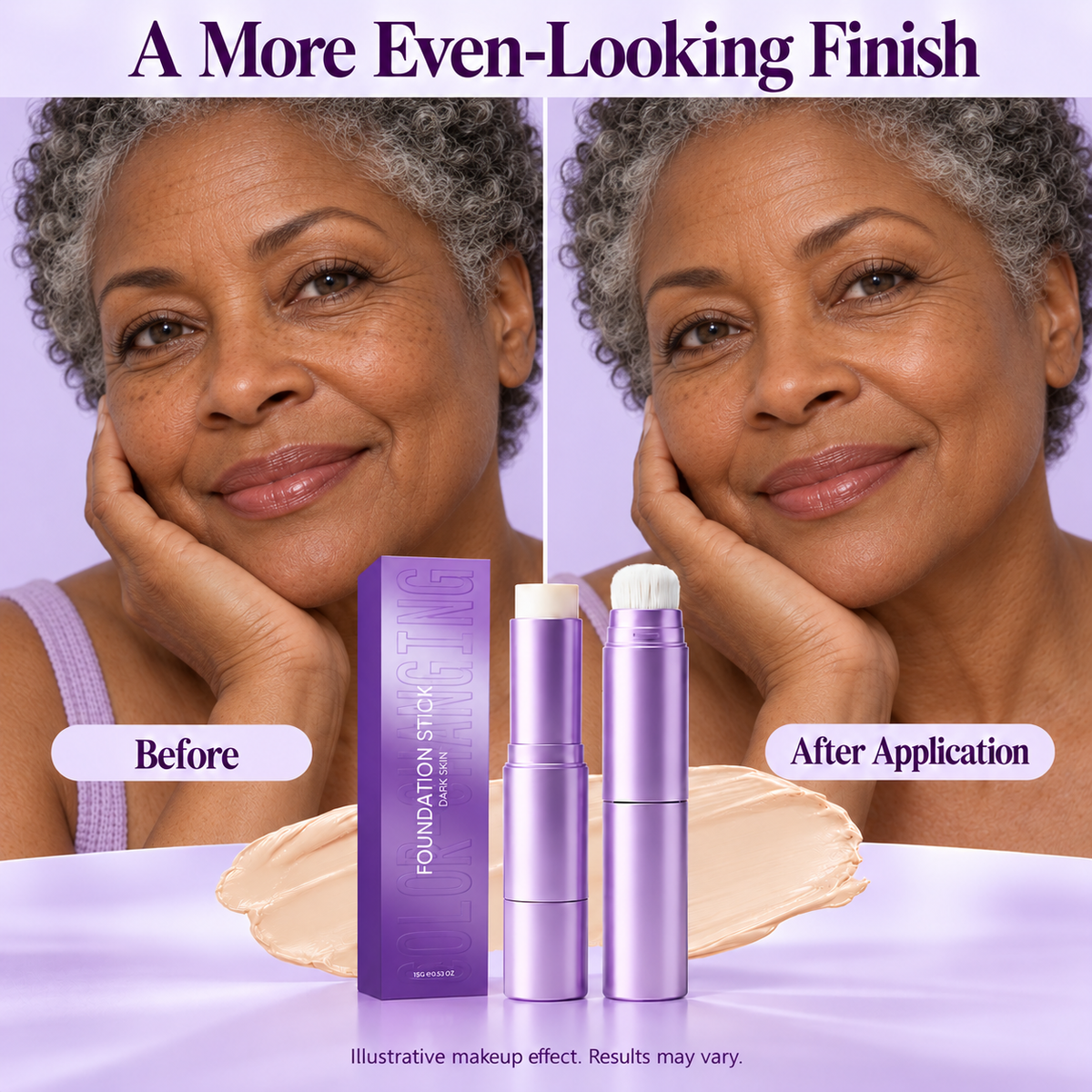 Changing Foundation Stick – The stick that makes mature skin glow again