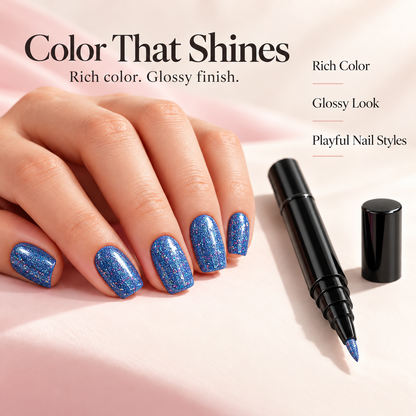 Long-Lasting DIY Manicure Pen with Precision Tip